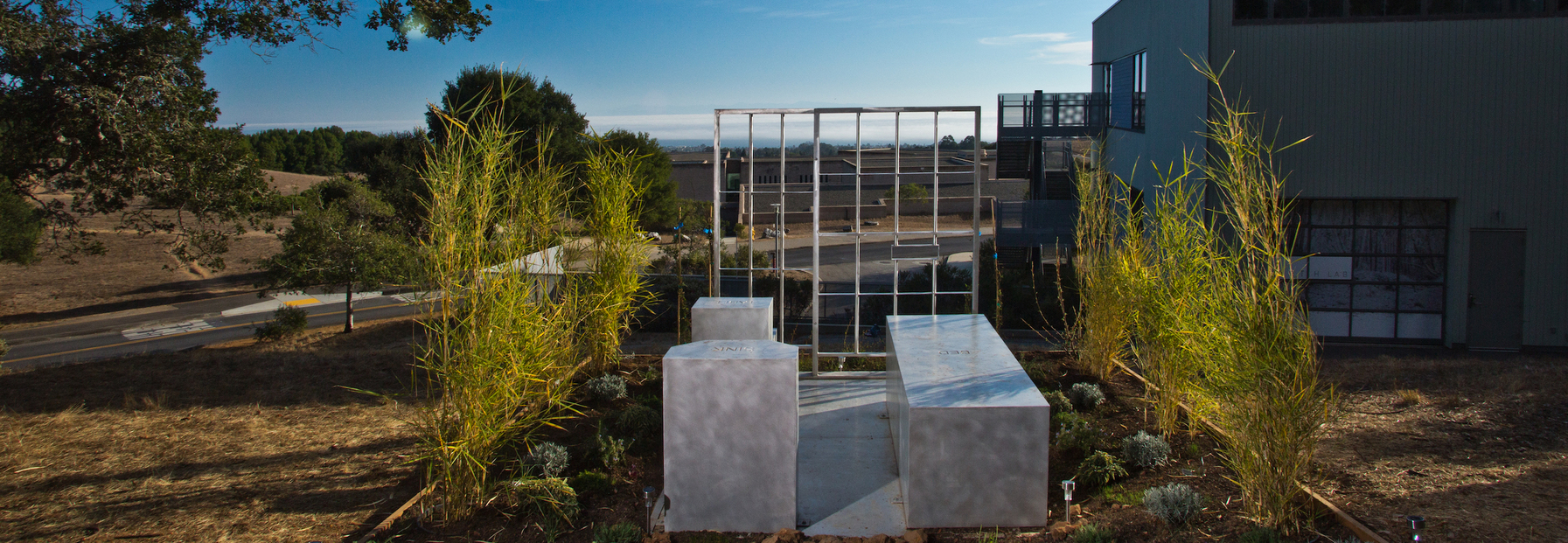 Solitary Garden installation on UCSC campus